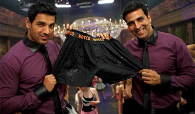 Akshay-John rock at Dubai nightclub